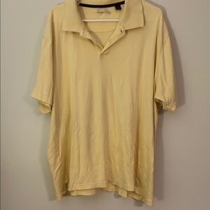 Tasso Elba Soft Yellow Polo Shirt
